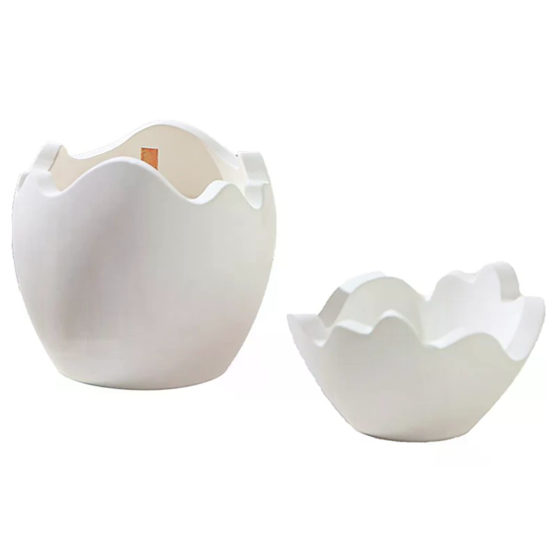 Candle Making Jars With Lids - 新しい卵型キャンドルジャー型収納ボックス、蓋付きシリコン型、卵型キャンドルカップ、石膏ドリップ型、クラフト製作型、装飾用型