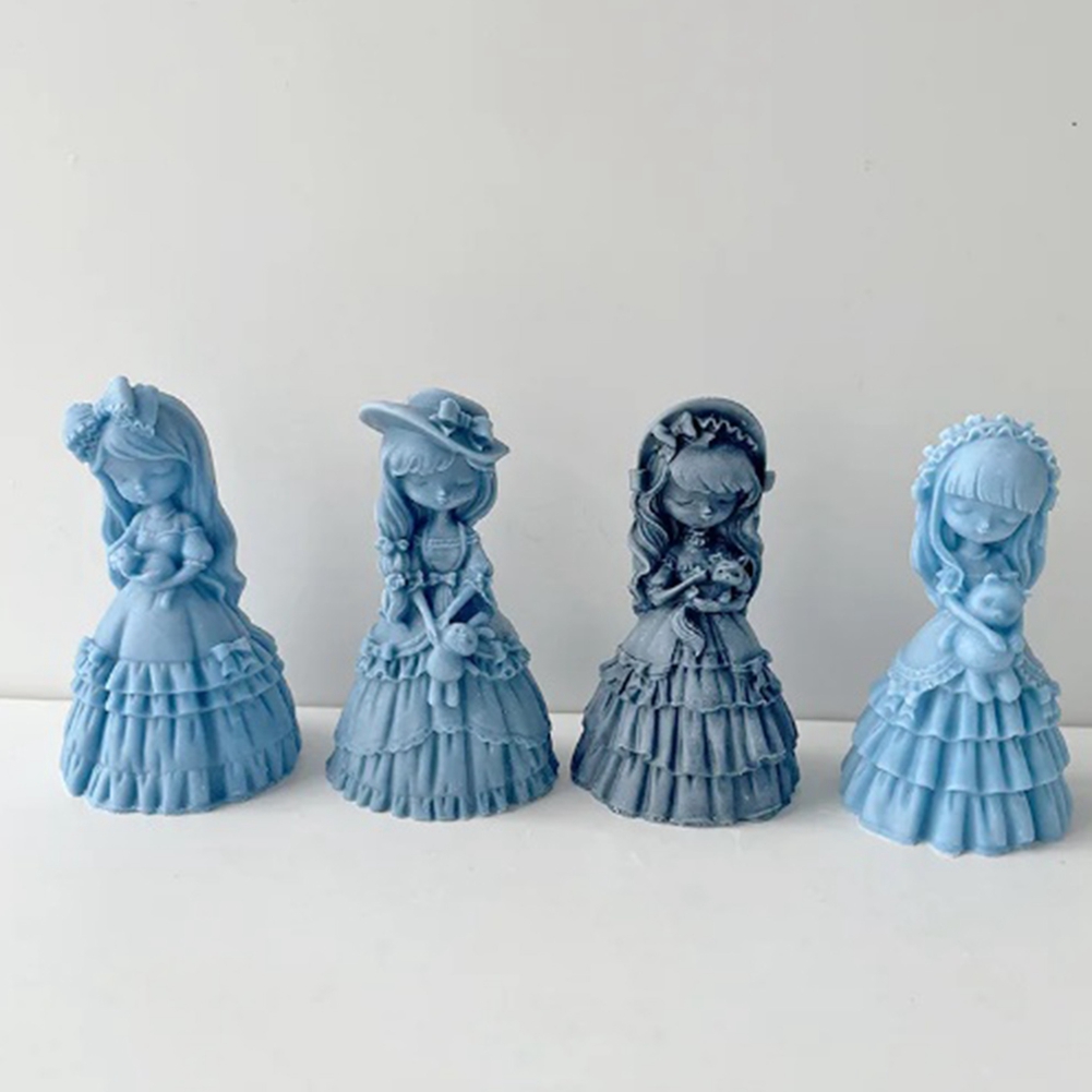 【新入荷】シリコンモールド、かわいいお姫様モチーフ、石膏、レ - Candle Making Kits のレビューと価格