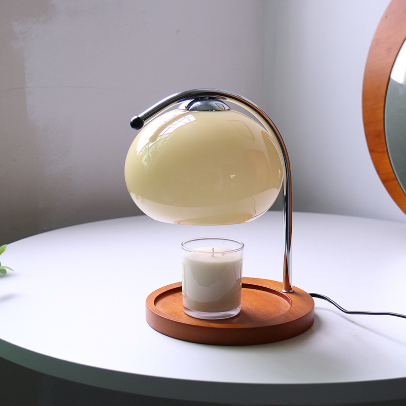 風の中世ガラステーブルランプ、アロマセラピーのろうそく立て、 - Candle Making Jug のレビューと価格