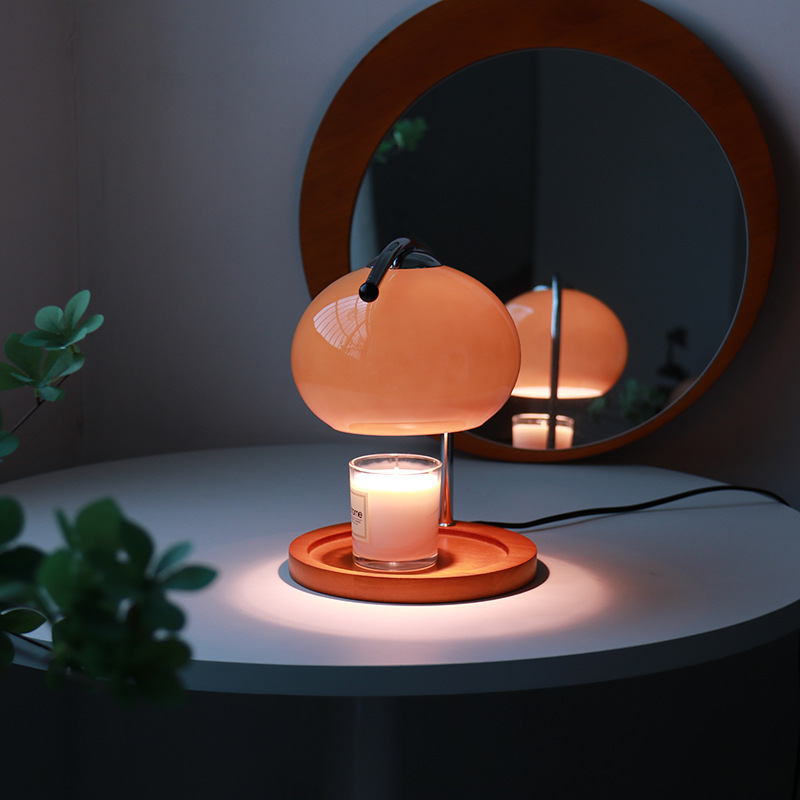 風の中世ガラステーブルランプ、アロマセラピーのろうそく立て、 - Candle Making Jug のレビューと価格