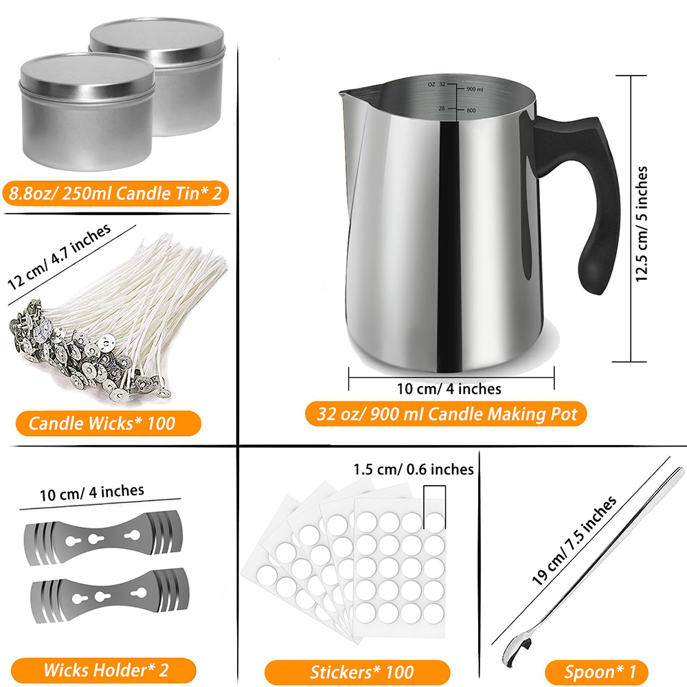 キャンドル作りスターターキット用品、キャンドル作り注ぐポット - Candle Making Jug のレビューと価格