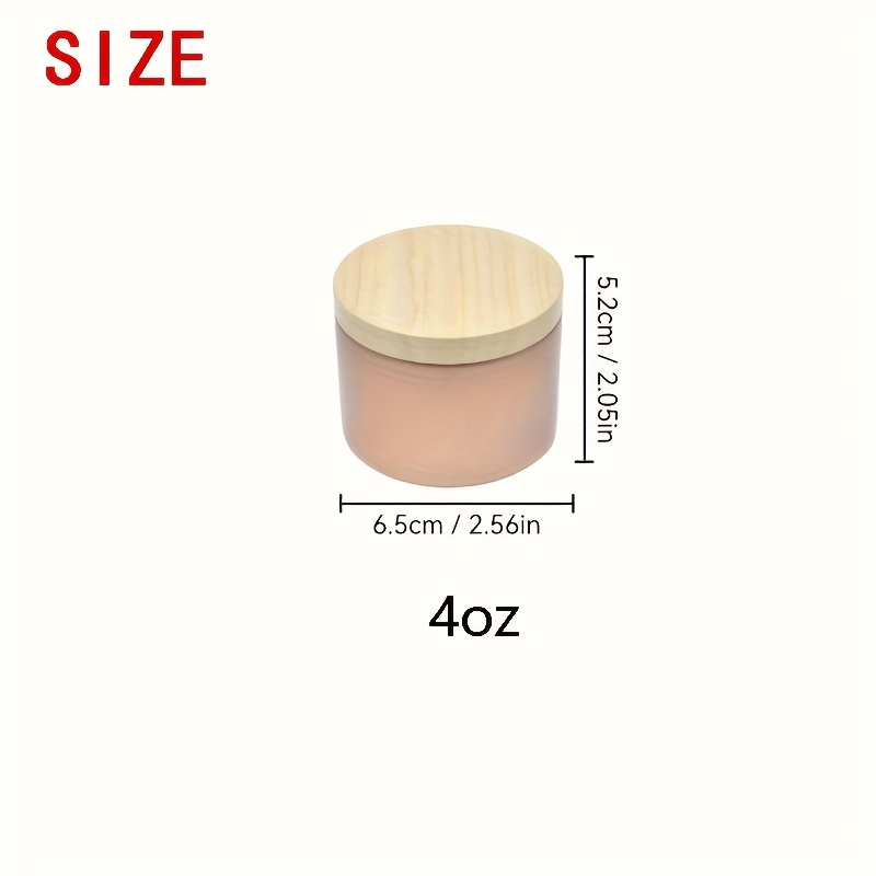 45個入りローズゴールドメタルキャンドルジャー、各4オンス、 - Candle Making Jars With Lids のレビューと価格