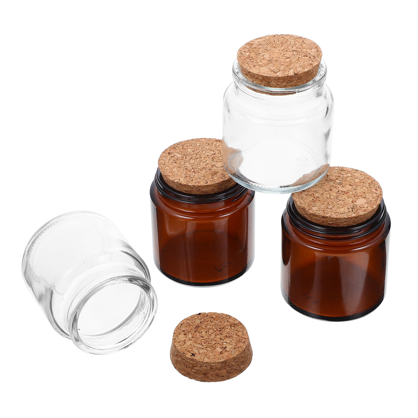 DIYアロマキャンドル作りやアロマセラピー用のガラス容器に最 - Candle Making Jars With Lids のレビューと価格