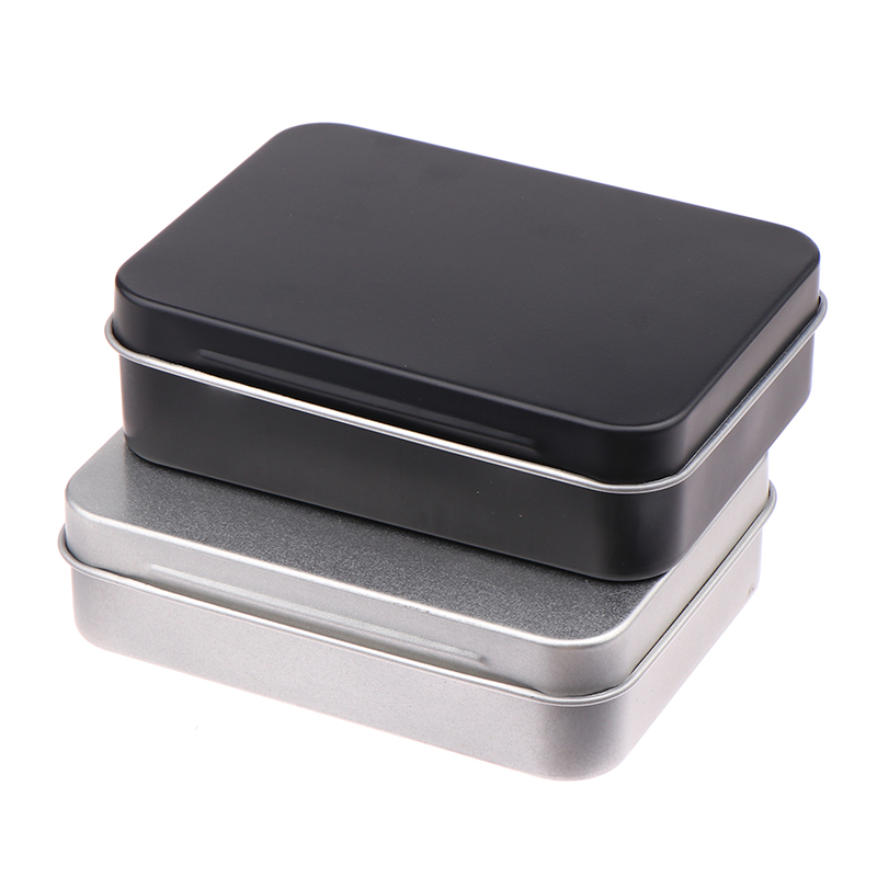 1個入りフロスト加工家庭用鉄製収納ボックス、金属製ボックス、 - Tin Container Lid のレビューと価格