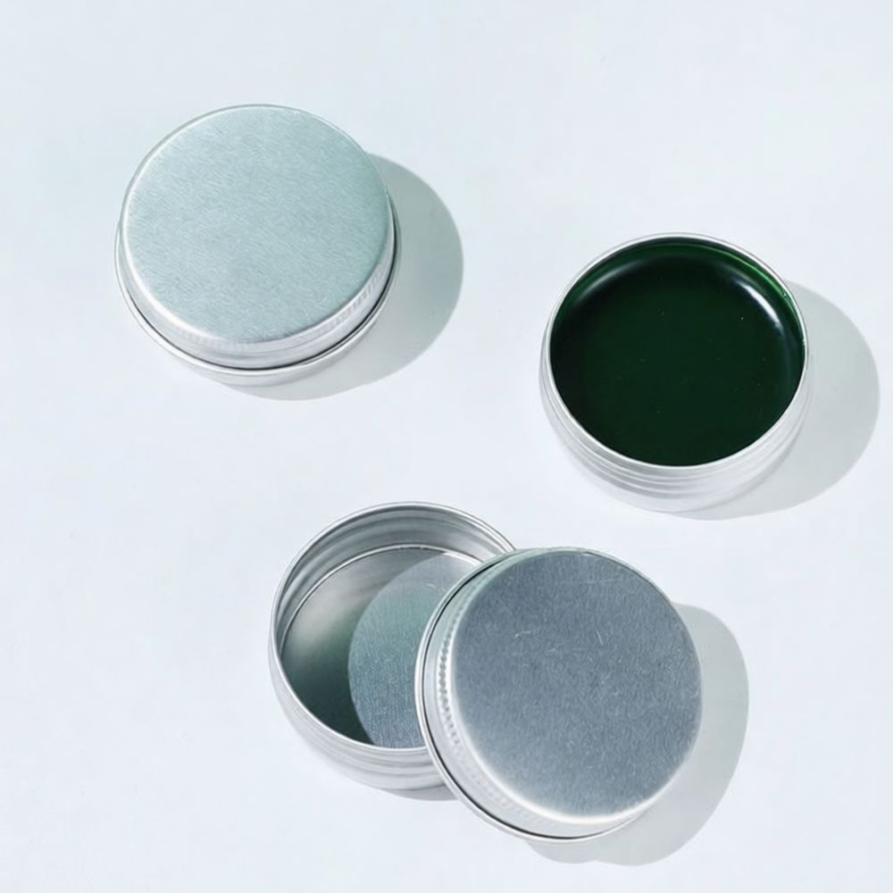 コンパクトなアルミ製容器、丸型金属製クリームジャー、漏れ防止 - Tin Container Lid のレビューと価格