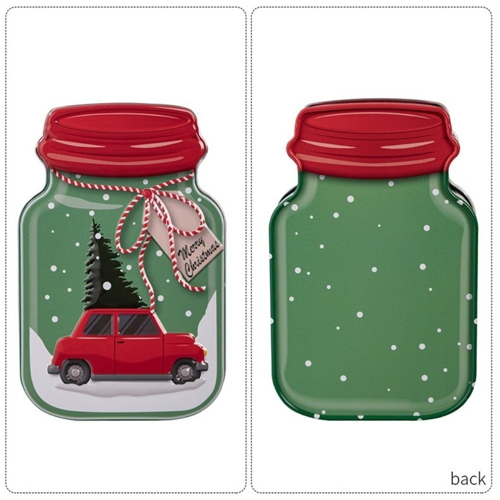 金属製クリスマス缶箱（蓋付き）ビスケット、チョコレート、クリ - Tin Container Lid のレビューと価格